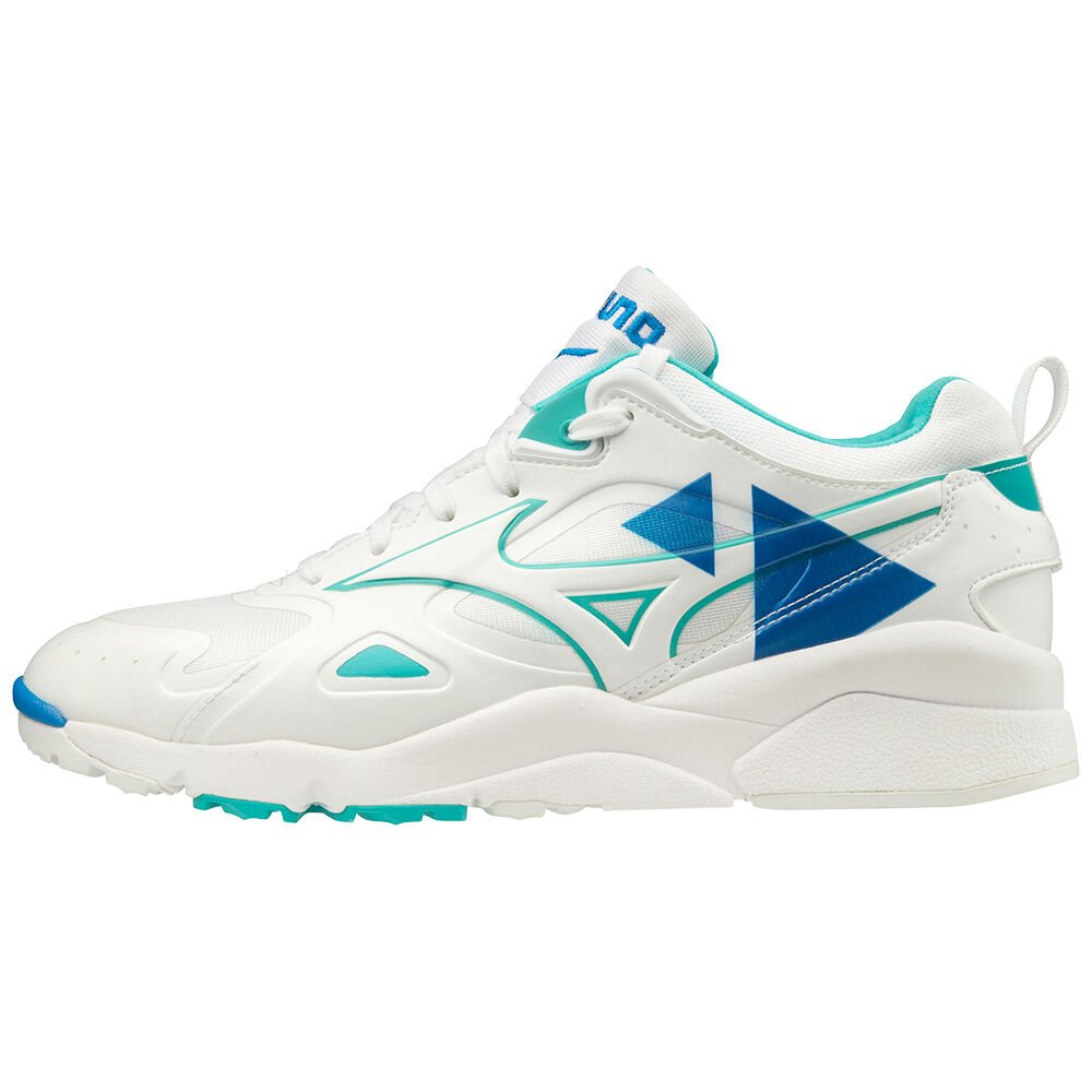 Tênis Mizuno Sky Medal Shape of Time - Mulher - Branco/Azuis - EOFHI3784